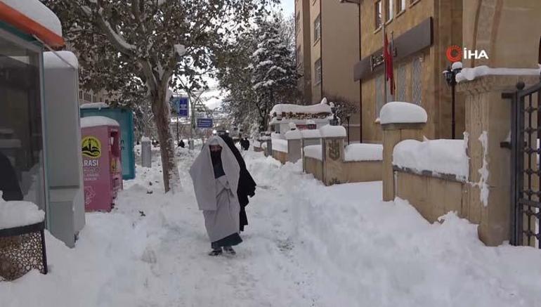 Bayburt kar manzarası